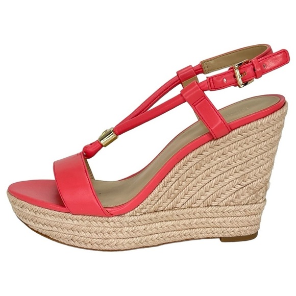 Michael Kors Annie Espadrille Wedge Womens Sandals Size 10M - Picture 2 of 13